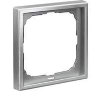 Рамка Systeme Electric ArtGallery Алюминий 1-постовая GAL000301