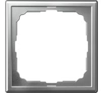 Рамка 1-постовая ArtGallery, универсальная Systeme Electric Алюминий GAL000301