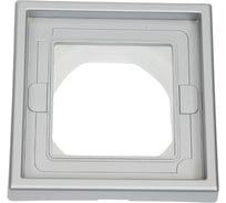 Рамка Systeme Electric ArtGallery Алюминий 1-постовая, IP44 GAL440301