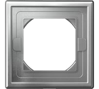 Рамка 1-постовая ArtGallery, IP44, универсальная Systeme Electric Алюминий GAL440301