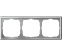 Рамка 3-постовая ArtGallery, универсальная Systeme Electric Алюминий GAL000303