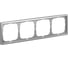 Рамка 4-постовая ArtGallery, универсальная Systeme Electric Алюминий GAL000304 2