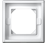 Рамка 1-постовая ArtGallery, IP44, универсальная Systeme Electric Белый GAL440101