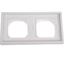 Рамка Systeme Electric ArtGallery Белый 2-постовая, IP44 GAL440102