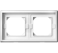 Рамка 2-постовая ArtGallery, IP44, универсальная Systeme Electric Белый GAL440102