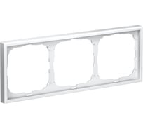 Рамка Systeme Electric 3-постовая ArtGallery, универсальная, Белый GAL000103