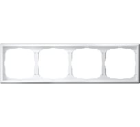 Рамка Systeme Electric ArtGallery Белый 4-постовая, универсальная GAL000104