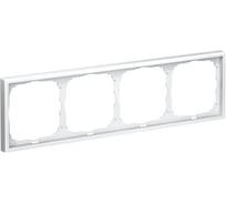 Рамка Systeme Electric ArtGallery Белый 4-постовая, универсальная GAL000104