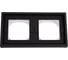 Рамка 2-постовая ArtGallery, IP44, универсальная Systeme Electric Карбон GAL441002 3