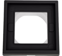 Рамка Systeme Electric ArtGallery Карбон 1-постовая IP44 GAL441001