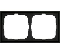 Рамка Systeme Electric ArtGallery Карбон 2-постовая, универсальная GAL001002