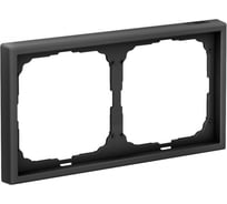 Рамка Systeme Electric 2-постовая ArtGallery универсальная Карбон GAL001002