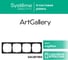 Рамка Systeme Electric 4-постовая ArtGallery универсальная Карбон GAL001004 7
