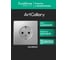 Розетка с заземлением ArtGallery Systeme Electric 16А, механизм, Алюминий GAL000343 9