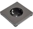 Розетка с заземлением со шторками ArtGallery Systeme Electric 16А, механизм, Алюминий GAL000345 4