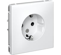 Розетка Systeme Electric ArtGallery Белый с заземлением, 16А, механизм GAL000143