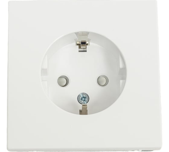 Розетка Systeme Electric ArtGallery Белый с заземлением со шторками, 16А, механизм GAL000145 1