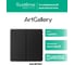 Выключатель 2-клавишный ArtGallery Systeme Electric 10 АХ механизм Карбон GAL001051 8