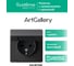 Розетка с заземлением со шторками c крышкой ArtGallery, 16А Systeme Electric механизм, Карбон GAL001046 14