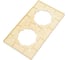 Рамка NILSON двухместная золото Alegra metallic 25150092 3