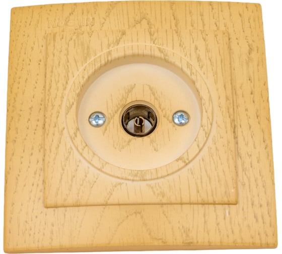 Розетка 1NILSON СП тв проходная клен Touran wood 24281028