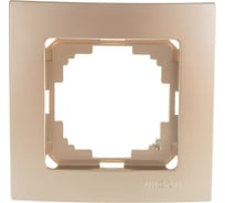 Рамка NILSON одноместная золото Touran metallic 24150091