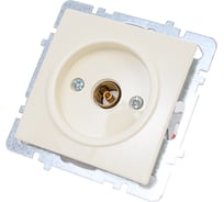 ТВ розетка Nilson концевая СУ, TOURAN-ALEGRA-THOR, кремовый 24120429