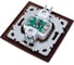 Розетка NILSON 1СП тв конечная орех Touran wood 24271029 3