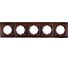 Рамка NILSON пятиместная орех Touran wood 24270095 1