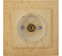 Розетка NILSON 1СП тв конечная клен Touran wood 24281029