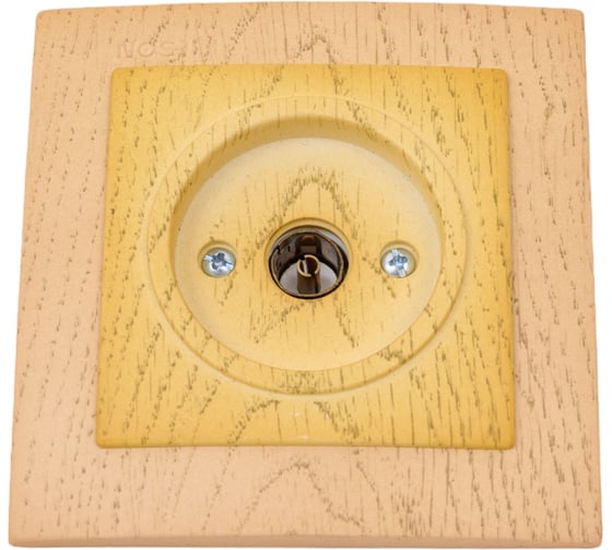Розетка NILSON 1СП тв конечная клен Touran wood 24281029
