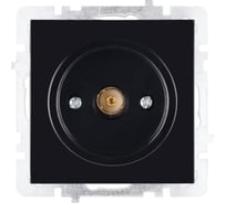 Механизм розетки NILSON 1СП черный тв конечный Touran/Alegra 24220429