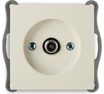 Универсальная розетка Nilson ТВ/Спутник F-коннектор, кремовый 24120465