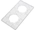 Рамка NILSON двухместная антрацит Alegra metallic 25160092 3