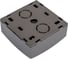 Розетка NILSON 1OП тв проходная 11dB антрацит Themis metallic 26161032 5