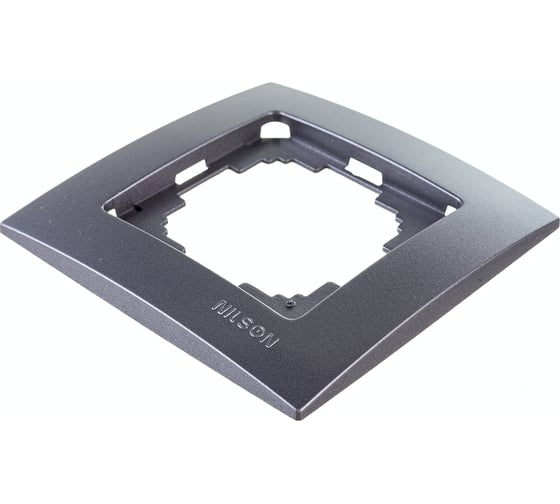 Рамка NILSON одноместная антрацит Touran metallic 24160091
