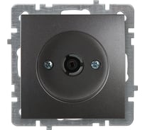 Механизм розетки NILSON 1СП тв конечный антрацит Touran/Alegra metallic 24160433