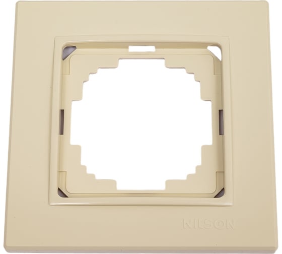Рамка NILSON одноместная крем Alegra naturel 25120091