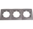 Рамка NILSON трехместная антрацит Touran metallic 24160093 1