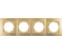 Рамка NILSON четырехместная золото Touran metallic 24150094 1