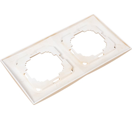 Рамка NILSON двухместная золото Touran metallic 24150092