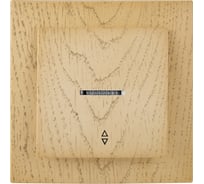 Выключатель NILSON 1СП проходной с подсветкой клен Touran wood 24281008