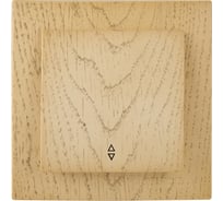 Выключатель NILSON 1СП проходной клен Touran wood 24281007