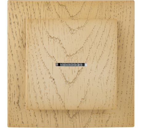 Выключатель NILSON 1СП с подсветкой клен Touran wood 24281002