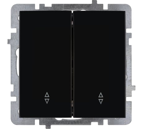 Механизм выключателя NILSON 2СП проходной черный Touran/Alegra 24220409