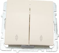 Выключатель Nilson 2-кл. СУ проходной, TOURAN-ALEGRA-THOR, кремовый 24120409