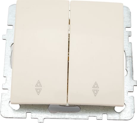 Выключатель Nilson 2-кл. СУ проходной, TOURAN-ALEGRA-THOR, кремовый 24120409