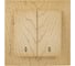 Выключатель NILSON 2-кл. СУ проходной, TOURAN WOOD, клён 24281009 1