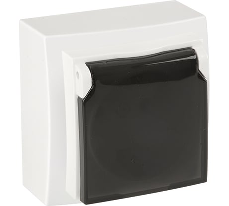 Розетка NILSON 1ОП з/к крышка белый Themis naturel 26111018