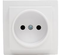 Розетка NILSON 1ОП белая Themis naturel 26111015